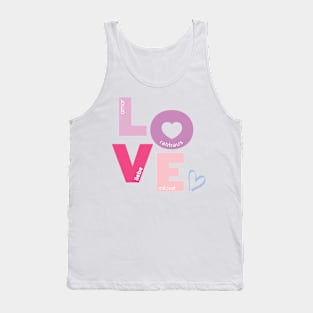 Love colores Tank Top